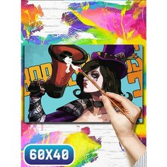 Картина по номерам на холсте игры borderlands 3 - 12135 60х40