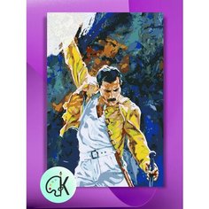 Картина по номерам на холсте Freddie Mercury, 40 х 60 см КУЛЬТУРА ЦВЕТА