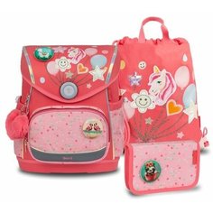 Школьный ранец Belmil Compact Plus "ROSE QUARTZ" с наполнением, серия 405-41-03-SET