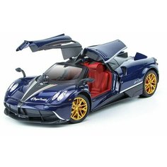 Детская машинка Pagani Huayra Roadster, синий цвет (коллекционная модель) Toys