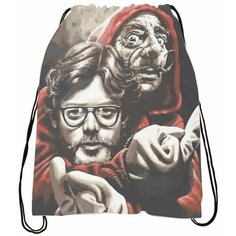 Мешок-сумка для обуви Бумажный дом - La casa de papel № 7 Bugrikshop