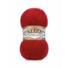 Пряжа Alize Angora gold, 106 красный, 550 м, 100 гр, 5 шт