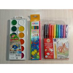 Набор канцелярских принадлежностей, 3 шт. (нк06) Луч