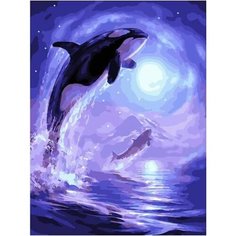 Картина по номерам Касатка на свободе 40х50 см АртТойс