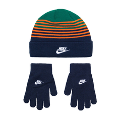 Детский набор: шапка и перчатки Nike Striped Beanie & Gloves Set