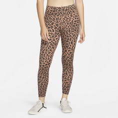 Женские леггинсы Nike One Womens Mid-Rise Printed Leggings