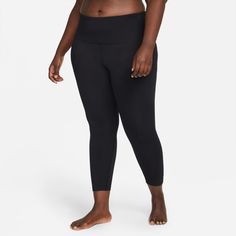 Женские леггинсы Nike Yoga 7/8 Tght Plus Size