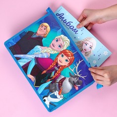 Папка пластиковая а4, на молнии, холодное сердце Disney