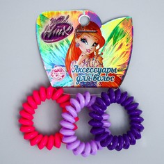Набор резинок винкс 3 шт, 6х5 см Winx