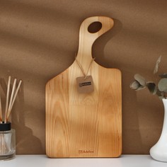 Доска разделочная adelica, 34(+-1 см)×18×1,8 см, береза, в подарочной коробке