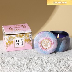 Свеча в жестяной банке No Brand