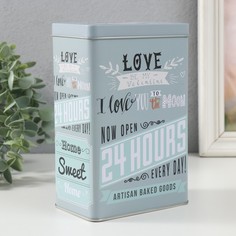 Шкатулка металл прямоугольная No Brand