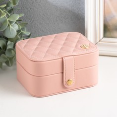 Шкатулка кожзам для украшений No Brand