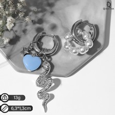 Серьги со съемным элементом Queen Fair