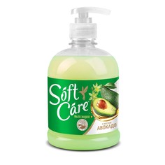Мыло жидкое soft care с маслом авокадо Romax