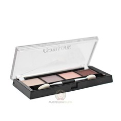 Тени glam look 4-х цветные тон 4 Luxvisage