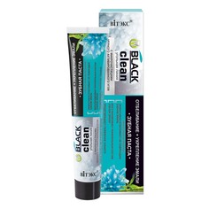 Зубная паста black clean отбеливание + Витекс
