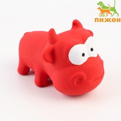 Игрушка пищащая для собак из латекса Пижон