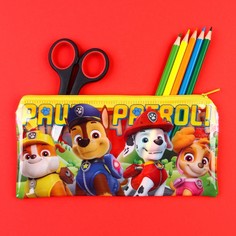 Пенал мягкий, 1 отделение, 95х205 мм, пвх, щенячий патруль PAW Patrol