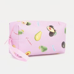 Косметичка на молнии, цвет розовый No Brand