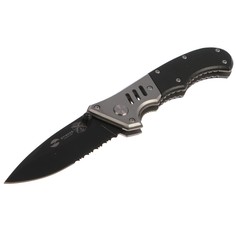Складной нож stinger с клипом, 80 мм, рукоять: сталь, пластик, коробка картон No Brand