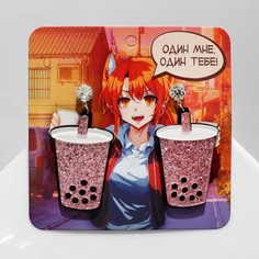Серьги акрил Queen Fair