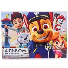 Альбом для рисования а4, 24 листа PAW Patrol