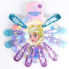 Набор заколок 10 шт, сиреневый Disney