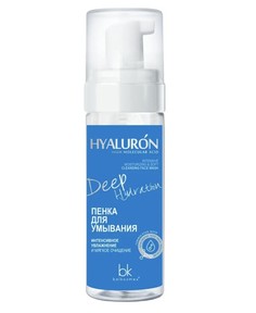 Hialuron deep hydration пенка для умывания интенсивное увлажнение и мягкое очищение 165г Bel Kosmex