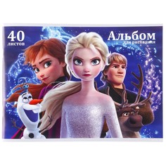 Альбом для рисования а4, 40 листов Disney