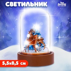 Светильник новогодний Лесная мастерская