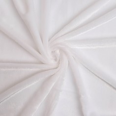 Лоскут c мехом на трикотажной основе, 50 × 50 см, цвет белый Страна Карнавалия