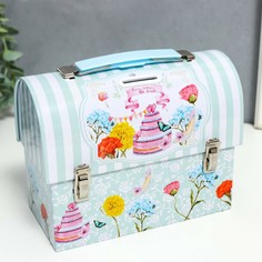 Копилка металл сундучок No Brand