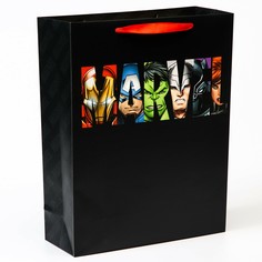 Пакет подарочный, 31 х 40 х 11,5 см Marvel