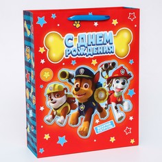 Пакет подарочный, 31 х 40 х 11 см PAW Patrol