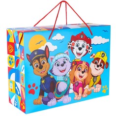 Пакет-коробка, 40 х 30 х 15 см, щенячий патруль PAW Patrol