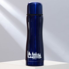 Термос mode forrest, 500 мл, синий, сохраняет тепло 10-12 ч