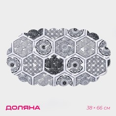 Spa-коврик для ванны на присосках доляна