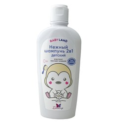 Babyland шампунь нежный 2в1 детский 0+ 210г Диталир
