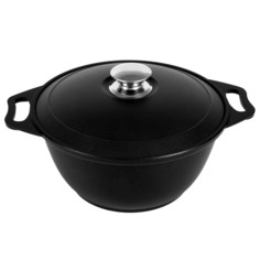 Кастрюля литая 2,0л алюминиевая крышка Kukmara