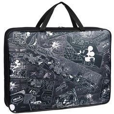 Папка с ручками текстильная а3, 80х470х350 мм, микки маус Disney