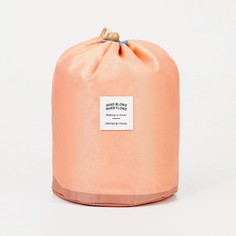 Косметичка на шнурке, с кошельком, цвет розовый No Brand