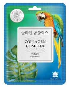 Маска тканевая тонизирующая collagen complex 23г Mi Ri Ne