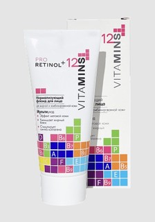 Pro retinol + 12 vitamins флюид нормализующий для лица, 50г Modum