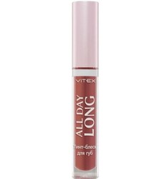 Vitex тинт-блеск для губ all day long, тон 36 all day chocolate 3г Витекс