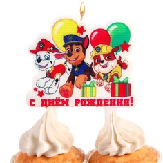 Свеча в торт PAW Patrol