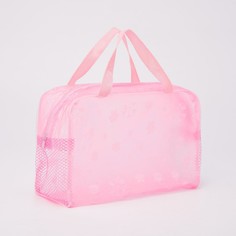 Косметичка на молнии, цвет розовый No Brand