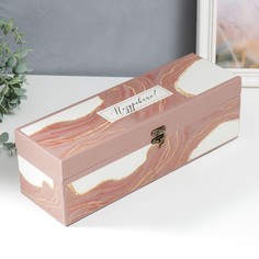 Шкатулка дерево под бутылку No Brand