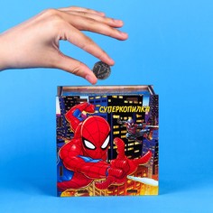 Копилка дерево, человек паук Marvel