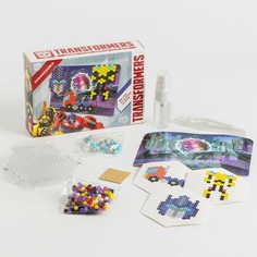 Аквамозаика с декорациями, transformers, 3 фигурки Hasbro